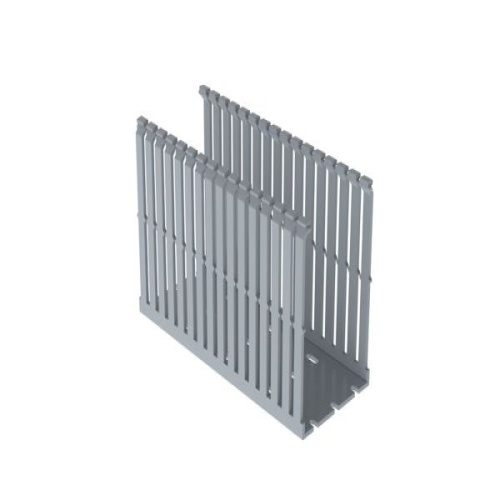 Panduit F3X5LG6 Lead-Free PVC Base Wiring Duct 3.25W x 5.1H Color: Light Gray