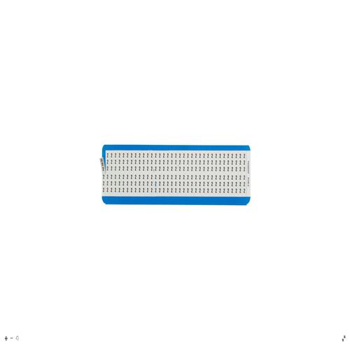 Panduit StrongHold™ PCM-2 Wire Marker Card, 2, Vinyl Cloth, PK25