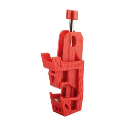 Panduit PowerLOK™ PSL-PCBNT Circuit Breaker Lockout no tool, Nylon, Red, 0.74"x2.24"
