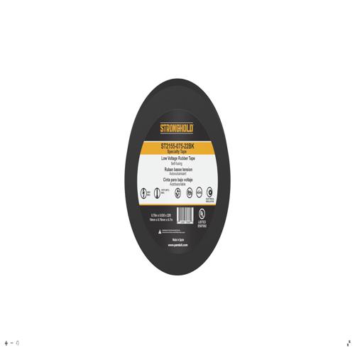 Panduit ST2155-075-22BK StrongHold™ ST2155-075-22BK Specialty, Black, EPDM, Mid Grade Rubber Splicing