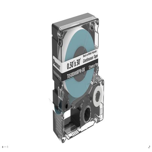 Panduit PXE Cassette, Continuous Tape, Polyester, 1.5" W x 30' L, BL/WH