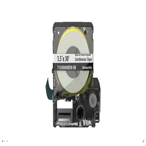 Panduit PXE Cassette, Continuous Tape, Polyester, 1.5" W x 30' L, BL/YL