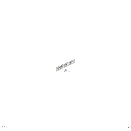 Panduit StructuredGround™ UGB2/0-414-12 Universal Grd Bar, Silver, Copper, Tin-Plated