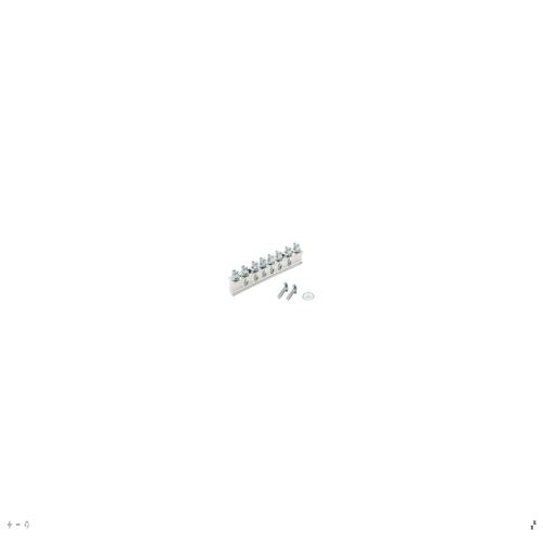 Panduit StructuredGround™ UGB2/0-414-6 Universal Grd Bar, Silver, Cu, Tin-Plated, 6" L