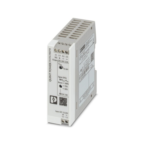 Phoenix Contact QUINT4-PS/12-24DC/24DC/2.5/SC - QUINT, DC/DC converter, 12 VDC - 24 VDC, IP20 - 1066718