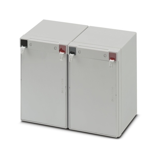 Phoenix Contact 1283121 Uninterruptible power supply replacement battery UPS-BAT-KIT/PB/2X12V/12AH