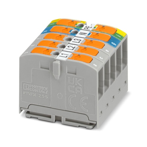 Phoenix Contact 1300613 Device terminal block PTVFIX 2,5-3L/N/GNYE
