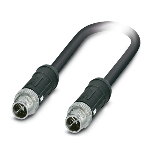 Phoenix Contact NBC-MSX/ 2,0-94S/MSX SCO RAIL - Data Cable Preassembled, 2 m, PE-X, Shielded, Black - 1415595