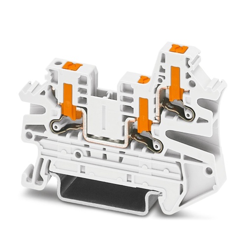 Phoenix Contact 1451437 Feed-through terminal block PTV 2,5-TWIN WH