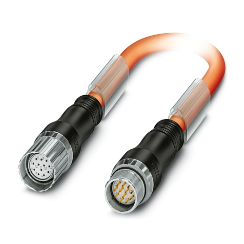 Phoenix Contact 1619294 Connector in molded plastic on both sides K-12-M23 M9/010-E00/M23 F8