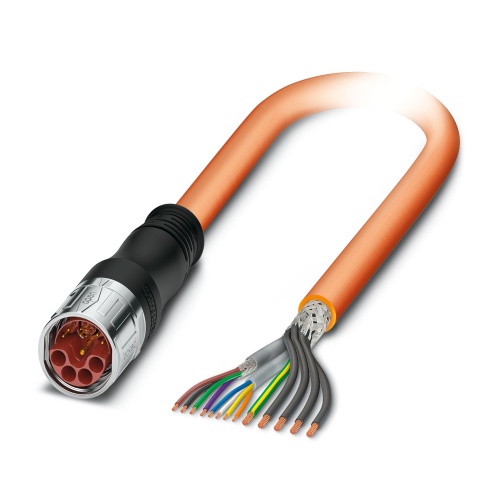 Phoenix Contact 1622228 Cable plug in molded plastic K-8E-M23M8/5,0-H00/OE-C5-S
