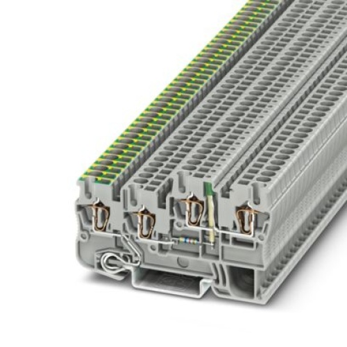 Phoenix Contact 3209141 Installation protective conductor terminal block STIO 2,5/3-PE/B/L-LA24GN/O-M