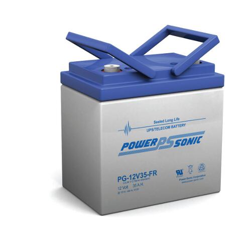 PowerSonic Battery PG12V35FR Premium General Purpose Battery 12V 35AH