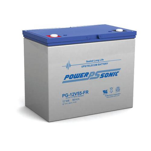 PowerSonic Battery PG12V55FR Premium General Purpose Battery 12V 55AH