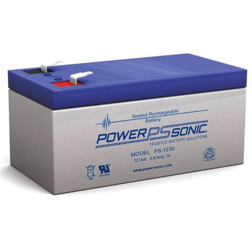 PowerSonic Battery PS1230 General Purpose Battery 12V 3.4AH