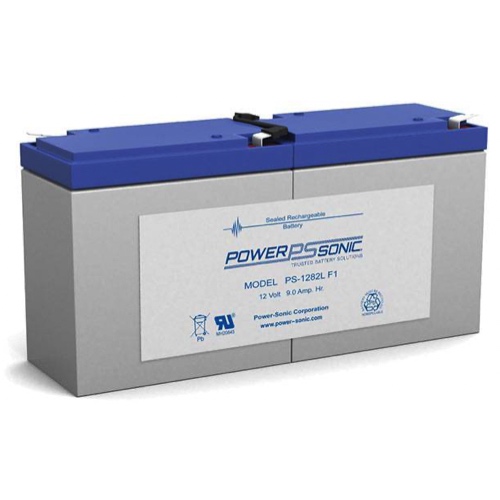 PowerSonic Battery PS1282L General Purpose Battery 12V 9AH