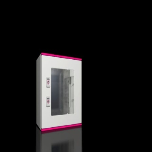 Rittal 1448000 AX Fiberglass-Reinforced Polyester enclosure with viewing window