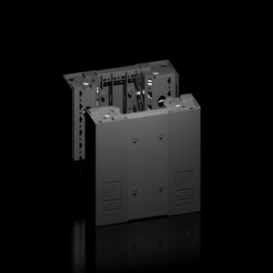 Rittal 8640020 Base/plinth corner piece with base/plinth trim panels, front and rear, 200 mm for VX, VX IT, VX SE, TE, TS, TS IT, TP, PC, IW