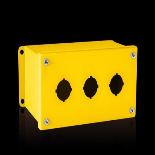 Rittal 9817612 Push Button Enclosure - Carbon steel, NEMA 12, 4.02"  x 7.99"  x 4.76" (WxHxD)