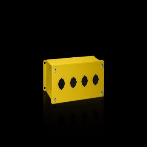 Rittal 9817613 Push Button Enclosure - Carbon steel, NEMA 12, 4.02" x 10" x 4.76" (WxHxD)
