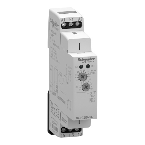 Schneider Electric 841CS8-UNI Current Monitoring Relay - SPDT, 15 Amp