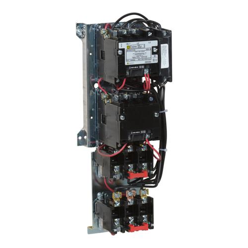Schneider Electric 8810SCO12V02S Two Speed Starter, Size 1, 3-Pole, Melting Alloy OLR, Open, 120/110V 60/50Hz