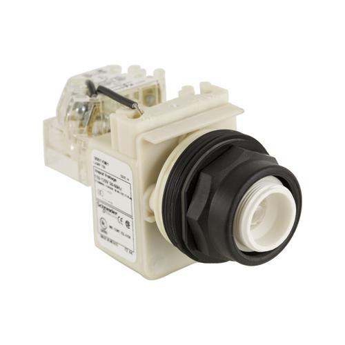 Schneider Electric 9001SKT35LWW31 Harmony 30 mm Plastic Pilot Light Non-Illuminated Modular Complete Assembly