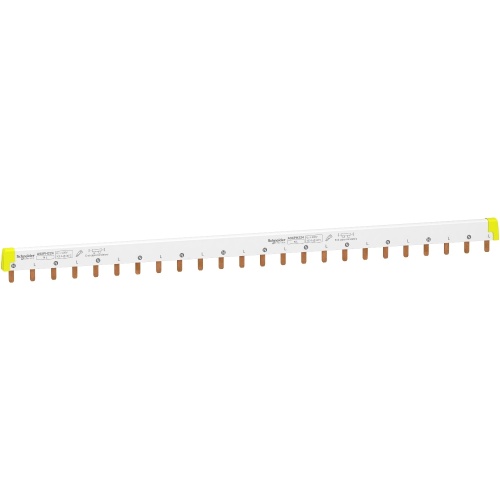 Schneider Electric A9XPH224 Acti 9 - comb busbar - 1L+N - 18 mm pitch - 24 modules - 100 A