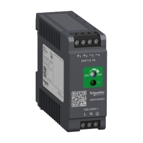 Schneider Electric ABLS1A24021 Power Supply - Single Phase, 2.1 Amp, 240 VAC In, 24 VAC Out