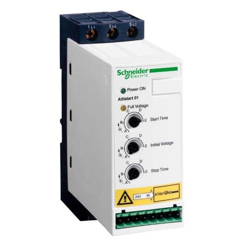 Schneider Electric ATS01N212QN soft starter for asynchronous motor - ATS01 - 12 A - 380..415V - 5.5 KW