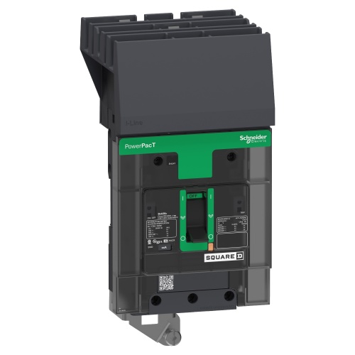 Schneider Electric BDA34080Y PowerPact B Circuit Breaker, 80A, 3P, 480Y/277V AC, 18kA at 480/277 UL, I-Line