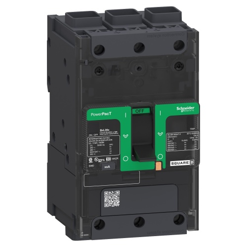 Schneider Electric BDF36060 Circuit breaker, PowerPacT B, 60A, 3 pole, 600Y/347VAC,