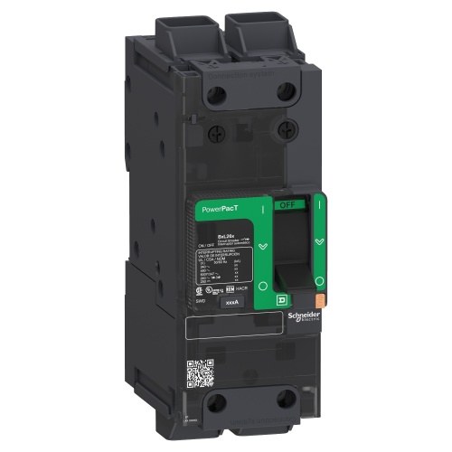 Schneider Electric BDL26050 Circuit breaker, PowerPacT B, 50A, 2 pole, 600Y/347VAC,