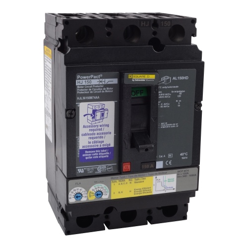 Schneider Electric HJL36150M74AA Square D Breaker H Frame 150 Amp Three Pole