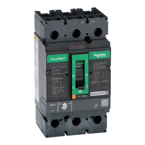 Schneider Electric JGL36200C Square D Breaker J Frame 200 Amp Three Pole