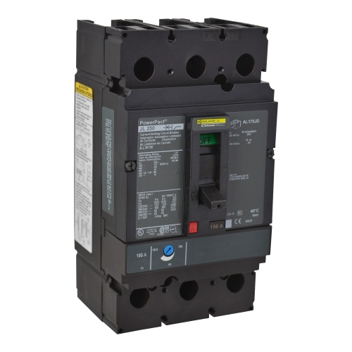 Schneider Electric JLL36150 Square D Breaker J Frame 150 Amp Three Pole