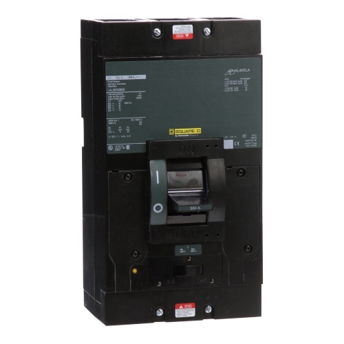 Schneider Electric LAL26300MB FA/LA LA Frame MOLDED CASE CIRCUIT BREAKER,600VAC/250VDC 300A 2P, LAL MAIN,SHORT HANDLE