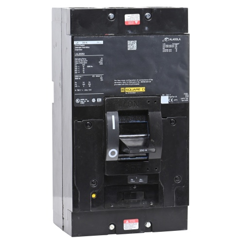 Schneider Electric LAL26350 2P 600VAC/250VDC 350A, LAL FA/LA LA Frame MOLDED CASE CIRCUIT BREAKER