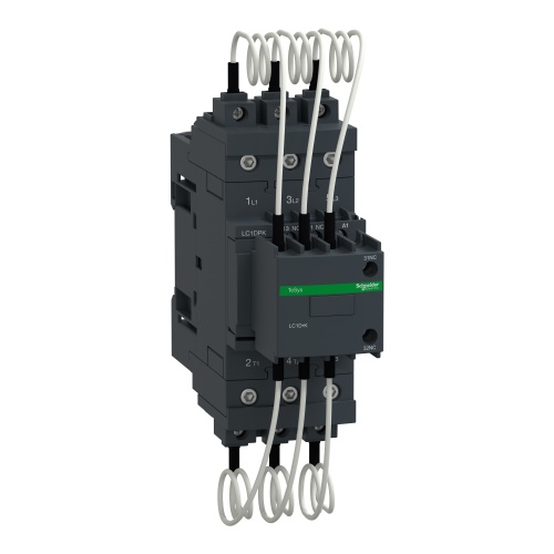 Schneider Electric LC1DPKM7 Capacitor contactor, TeSys D, 30 kVAR at 400 V/50 Hz, coil 220 V AC 50/60 Hz