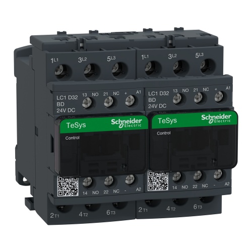Schneider Electric LC2D32BD REVERSING CONTACTOR 575VAC 32A IEC