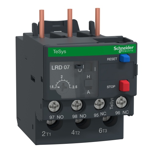Schneider Electric LRD076 TeSys LRD thermal overload relays - 1.6...2.5 A - class 10A