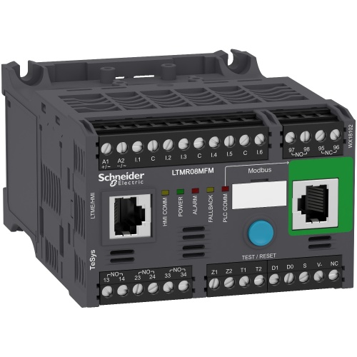 Schneider Electric LTMR08MFM motor controller IEC Smart Overload LTMR TeSys T - 100..240 V AC 8 A for Modbus