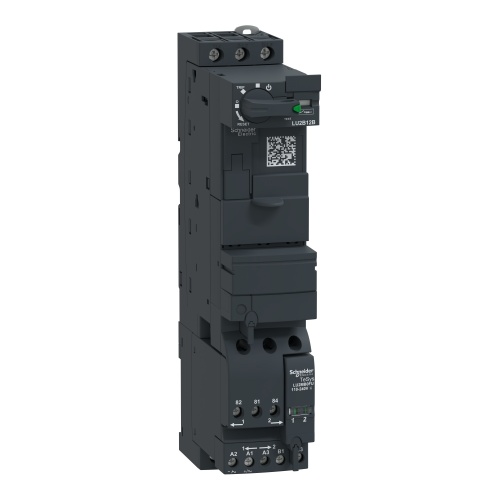 Schneider Electric LU2B12B Reversing power base, TeSys U, 3P, 12A/690V, coil 24V AC