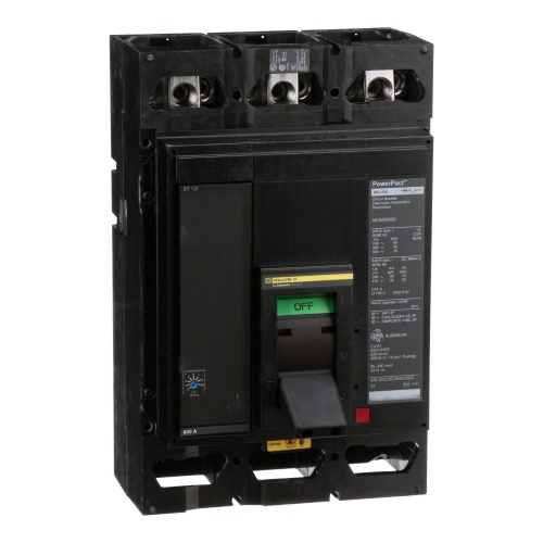 Schneider Electric MGM36800 Square D Breaker M Frame 800 Amp Three Pole