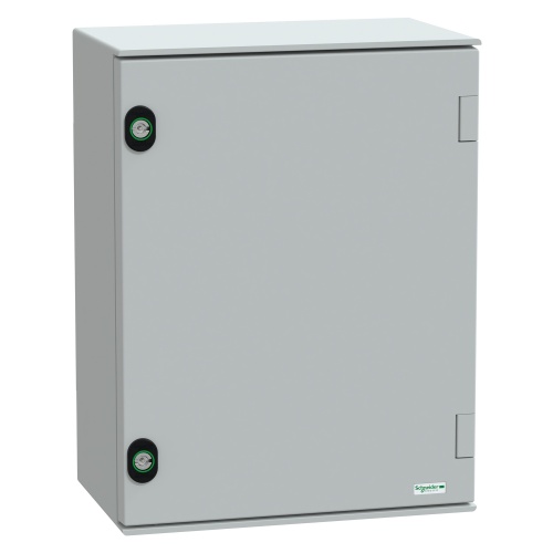 Schneider Electric NSYPLM43G Polyester Enclosure - 16.9" x 13" x 7.9" (HxWxD), NEMA 4X/13