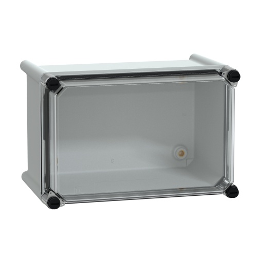 Schneider Electric NSYPLS1827G Polycarbonate/Polyester Enclosure - 7.1" x 10.6" x 7.1" (HxWxD), NEMA 4X/13