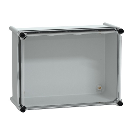 Schneider Electric NSYPLS2736G Polycarbonate/Polyester Enclosure - 10.6" x 14.2" x 7.1" (HxWxD), NEMA 4X/13