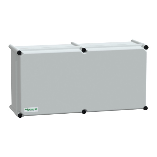 Schneider Electric NSYPLSC2754G Polycarbonate/Polyester Enclosure - 10.6" x 21.3" x 7.1" (HxWxD), NEMA 4X/13