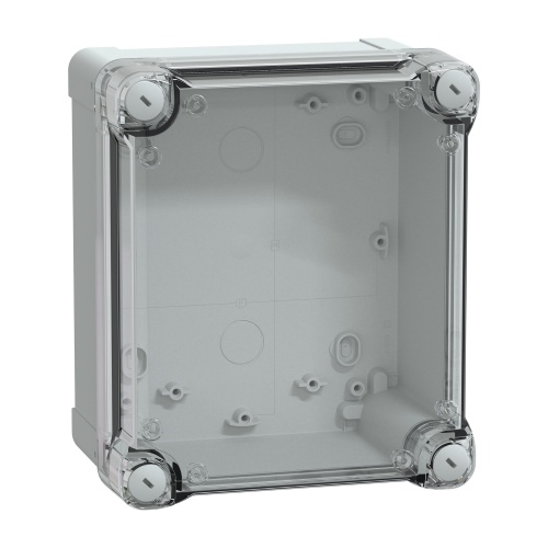 Schneider Electric NSYTBP191610HT Thalassa TBP Wall mounted Polycarbonate Enclosure - IP66, 7.6" x 6.46" x 4.13" (HxWxD)