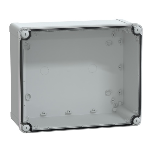 Schneider Electric NSYTBP292412HT Thalassa TBP Wall mounted Polycarbonate Enclosure - IP66, 11.46" x 9.49" x 5.04" (HxWxD)